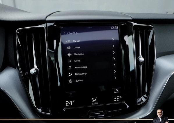 Volvo XC 60 cena 139898 przebieg: 89929, rok produkcji 2018 z Strumień małe 529